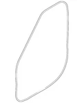 Genuine Land-rover Door Weather-strip LR161139. Fixed Price $161.32.