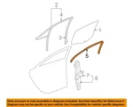 Genuine Gm Weatherstrip Assembly-rear S/d Wdo Inner 20864020. Fixed Price $6.77.
