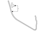 Genuine Ford Door Weather-strip FR3Z-6320531-A. Fixed Price $63.89.
