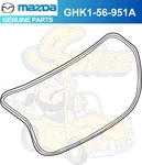 Genuine 2014-2017 MAZDA6 Trunk Lid Weatherstrip Seal GHK1-56-951A. Fixed Price $64.97.