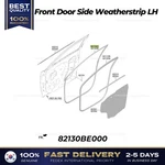 Genuine Front Door Side Weatherstrip Lh 82130BE000 For Hyundai Kona Hybrid. Fixed Price $71.00.
