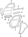 Genuine Gm Door Weather-strip 10181141. Fixed Price $53.63.