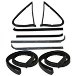 Sweep Belt & Glass Run Window Channel Door Seal Kit 80-86 Ford Bronco Pickup. Fixed Price $151.95.