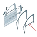 New Audi A6 Allroad Front Left Door Window Guide 4G0837439E No Duty To. Fixed Price $436.63.