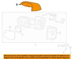 Chevrolet Gm Oem Volt Door Side Rear View-mirror Cover Cap Trim Right 23364928. Fixed Price $82.15.