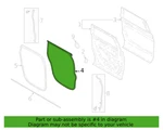18-26 Ford Lincoln Door Weather-strip Rt Rear JL1Z-4025324-A 131.5 &.6 Wb. Fixed Price $115.00.