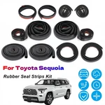 Rubber Sealing Strips Weather Draft Wind Noise Reduction Kit For Toyota Sequoia. Fixed Price $64.80.