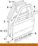 Gm Oem Front Door-drip Right 15113133. Fixed Price $46.94.