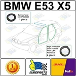 2000-2006 Bmw X5 E53 5-PIECE Weatherstrip Set Door Edge Protectors & Sunroof. Fixed Price $227.50.