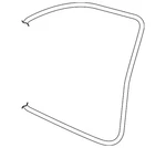 Genuine Volkswagen Surround Weather-strip 2GJ-867-366-G-5AP. Fixed Price $99.89.