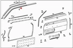 Genuine Seal Mercedes W114 Coupe Sedan 1157200254. Fixed Price $134.36.