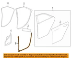 Gm Oem 14-19 Cts Rear Door Components-lower W'strip 23267366. Fixed Price $274.68.