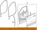 Gm Oem 19-23 Blazer Door Components-front W'strip 42440820. Fixed Price $52.89.