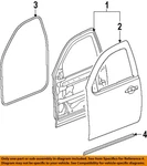 Gm Oem Front Door-lower Seal Right 20835969. Fixed Price $116.94.