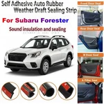 Door Rubber Seal Strips Weather Draft Noise Reduction Trim Subaru Forester. Fixed Price $54.80.