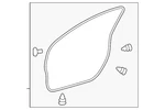 Genuine Lexus Door Weather-strip 67862-76020. Fixed Price $119.56.