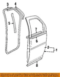 Gm Oem 96-25 Express 1500 Front Door Components-lower Seal 15959389. Fixed Price $105.19.