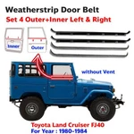 Set Weatherstrip Door Belt No Vent Fit For 1980-84 Toyota Land Cruiser FJ40 BJ40. Fixed Price $165.99.