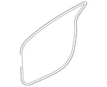Genuine Mitsubishi Body Weather-strip 5725A239. Fixed Price $200.30.