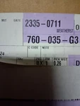 Ats 13 24 , Front Door Lower Weatherstrip New Oem Gm 23350711. Fixed Price $26.91.