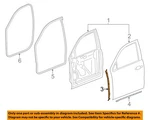 Gm Oem 15-20 Escalade Esv Door Components-front W'strip 22888057. Fixed Price $64.92.
