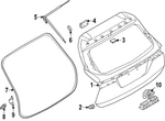 Genuine Nissan Hatch Seal 90830-7LG0A. Fixed Price $106.55.