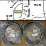 Toyota Genuine Front Right Door Opening Weatherstrip Seal Land Cruiser 100 UZJ10. Fixed Price $306.40.
