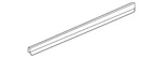 Genuine Acura Seal Rear Door (lower) 72827-TX6-A01. Fixed Price $16.21.
