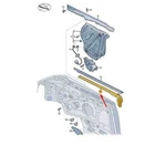 Audi A5 MK2 Convertible Window Opening Seal Rear Left Inner 8W7839479B. Fixed Price $182.10.