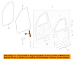 Gm Oem 19-23 Sierra 1500 Door Components-front W'strip 23377135. Fixed Price $33.35.