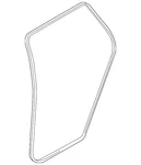 Genuine Bmw Surround Weather-strip 51-76-7-220-382. Fixed Price $180.70.