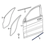 For Jeep Grand Cherokee 2021-2025 68376851AA Front Lower Door Seal. Fixed Price $10.38.