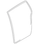 Genuine Mazda Sliding Door Weatherstrip LD52-73-761. Fixed Price $24.41.