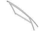 Genuine Porsche 2015-2024 Macan Run Channel 95B-837-431-D. Fixed Price $177.40.