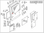 Genuine Mercedes Sealing Frame Weatherstrip 4607450224. Fixed Price $205.41.