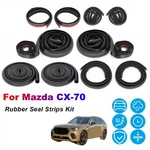 For Mazda CX-70 Door Rubber Seal Strips Weather Draft Wind Noise Reduction Kit G. Fixed Price $59.88.