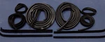 1973-1979 Ford Series Pickup Truck Rubber Door Seals Run Channels & Sweeps Kit. Fixed Price $132.37.