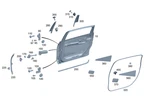 Genuine Mercedes-benz Seal Rear Door 223-730-34-00. Fixed Price $21.12.