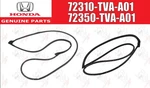 Honda Oem Front Door Opening Seal Lh Rh 72310-TVA-A01 72350-TVA-A01 For Accord. Fixed Price $197.78.