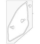 Genuine Subaru Door Weather-strip 63511SG011. Fixed Price $84.37.