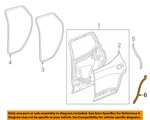 Gm Oem 17-23 Acadia Door Components-rear W'strip 84102021. Fixed Price $37.67.
