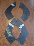 Nos Ford Mustang Ii Front Fender Liner Rubber Splash Shield Guards Cobra Ghia. Fixed Price $115.00.
