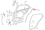 Mercedes-benz Gle W167 Door Cover Strip Rear Right A1676980602. Fixed Price $82.80.