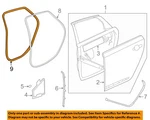 Gm Oem 13-19 Xts Rear Door Components-w'strip Body 23142208. Fixed Price $89.85.