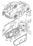Genuine Door Seal Inner Right Audi R8 420831708K. Fixed Price $313.93.