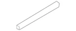 Genuine Nissan Door Seal 90820-HY10A. Fixed Price $45.68.