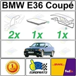 Bmw E36 2-DOOR Coupe 4-PIECE Weatherstrip Seal Kit For Doors, Sunroof, Trunk. Fixed Price $130.00.