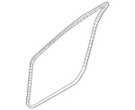 Genuine Nissan Surround Weather-strip 76922-6LE0A. Fixed Price $71.13.