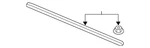 Genuine Honda Seal Tailgate Roof 74448-TG7-A02 Oem. Fixed Price $77.51.