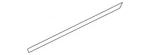 Genuine Nissan Belt Molding 80820-1AA0A. Fixed Price $144.76.